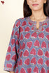Bizzy Lizzy Kurta Pant With Dupatta In Block Print