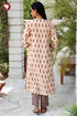 Bizzy Lizzy Kurta Pant with Dupatta Set in Floral Block Print