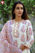 Kurta Pant With Dupatta In Floral Block Print