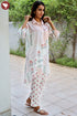 Mulmul Cotton Kurta And Pant Set In Block Print