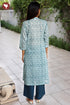 Mul Mul Cotton Kurta Pant With Dupatta In Floral Block Print