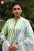 Bizzy Lizzy Kurta Pant With Dupatta In Block Print