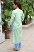 Bizzy Lizzy Kurta Pant With Dupatta In Block Print