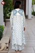 Cambric Cotton Kurta And Pant Set In Block Print