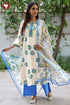Bizzy Lizzy Kurta Pant With Dupatta Set In Floral Block Print