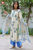 Bizzy Lizzy Kurta Pant With Dupatta Set In Floral Block Print