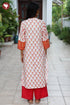 Bizzy Lizzy Kurta Pant with Dupatta in Floral & Geometric Block Print