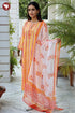 Bizzy Lizzy Kurta Salwar With Dupatta In Stripe Floral Block Print