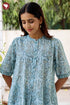 Mul Mul Cotton Kurta And Pant Set In Floral Block Print