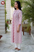 Cambric Cotton Kurta and Pant Set in Floral Print