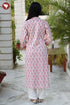 Cambric Cotton Kurta and Pant Set in Floral Print