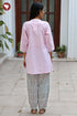Cambric Cotton Kurta And Pant Set in Floral Block Print
