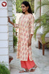 Cambric Cotton Kurta And Pant Set In Floral Print
