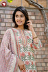 Chanderi Silk Kurta Pant with Dupatta in Embroidered & Floral Block Print