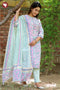 Chanderi Silk Kurta Pant With Dupatta In Floral Block Print