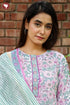 Chanderi Silk Kurta Pant With Dupatta In Floral Block Print