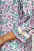 Chanderi Silk Kurta Pant With Dupatta In Floral Block Print