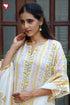Chanderi Silk Kurta Pant With Dupatta In Floral Block Print