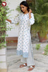 Cotton Kurta And Pant Set In Floral Block Print