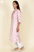 Chanderi Silk Kurta With Dupatta in GoldBlock Print