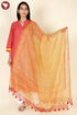 Khaadi Kurta And Kota Dupatta Set In Block Print