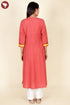 Khaadi Kurta And Kota Dupatta Set In Block Print