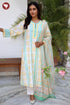 Bizzy Lizzy Kurta Dupatta Set In Floral Block Print