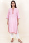 Cambric Cotton Kurta In Block Print