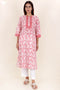 Cambric Cotton Kurta In Floral Block Print