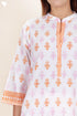 Cambric Cotton Kurta In Block Print