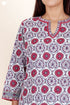 Cambric Cotton Kurta In Floral Print