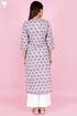 Cambric Kurta In Block Print