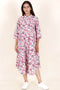 Cambric Cotton Dress In Floral Print