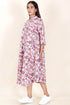 Cambric Cotton Dress In Floral Print