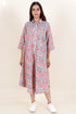 Cambric Cotton Dress In Block Print