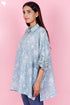 Mulmul Cotton Shirt In Floral Block Print