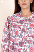 Cambric Cotton Top In Floral Print