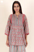 Mulmul Cotton Top In Block Print