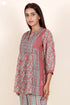 Mulmul Cotton Top In Block Print