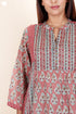Mulmul Cotton Top In Block Print