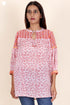 Mulmul Cotton Top In Block Print