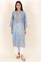 Mulmul Cotton Kurta In Block Print