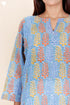 Mulmul Cotton Kurta In Block Print