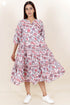Cambric Cotton Dress With Floral Print