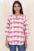 Mulmul Cotton Shirt In Floral Block Print