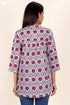 Cambric Cotton Top In Floral Print