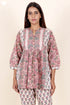 Cambric Cotton Top In Block Print