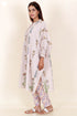 Cambric Cotton Kurta In Floral Block Print