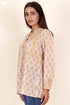 Mulmul Cotton Pintucked Top In Block Print