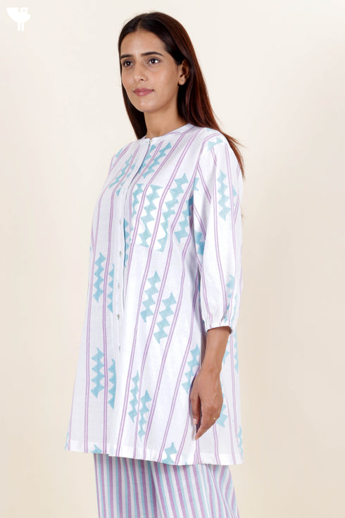 Khaadi Cotton Co-Ord Set In Block Print